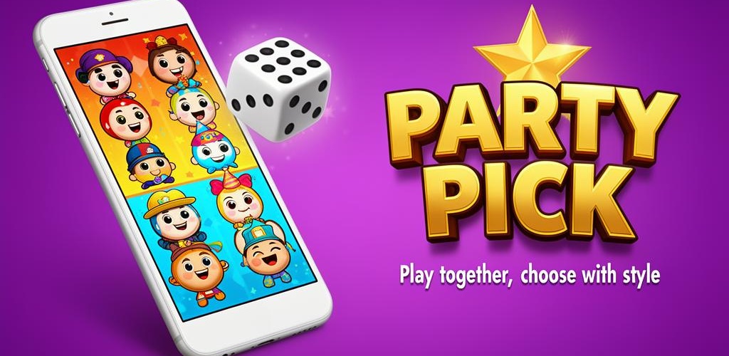 PartyPick feature graphic